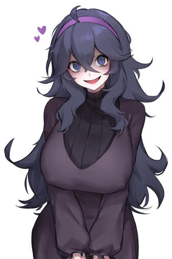 Thigh-up colored sketch [Hex Maniac]