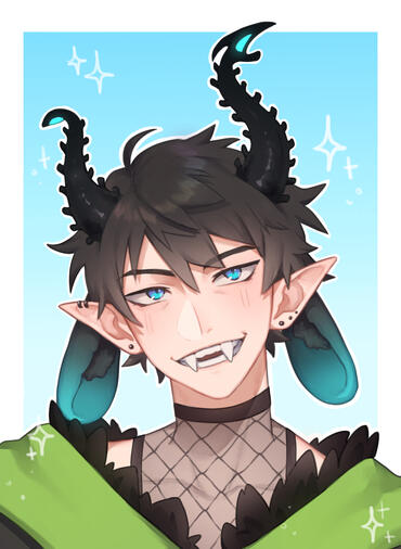 Bust colored sketch for @RenZott0